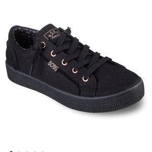 Skechers bobs all black shoes size 10 be extra cute slip on